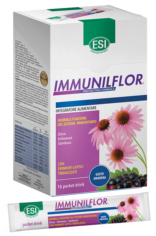 ESI IMMUNILFLOR POCKET DRINK 16 POCKET DRINK - Farmacianuova.eu