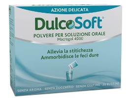 DULCOSOFT POLVERE PER SOLUZIONE ORALE 20 BUSTINE - Farmacianuova.eu