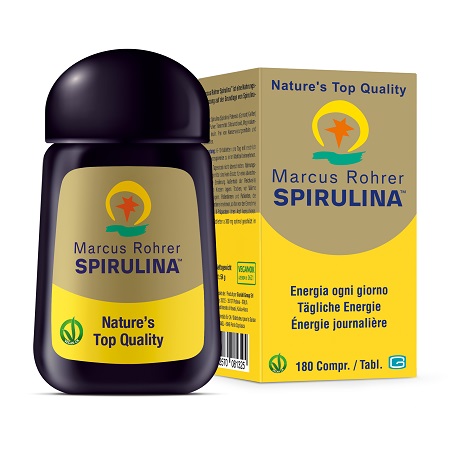SPIRULINA MARCUS ROHRER RICARICA 180 COMPRESSE - Farmacianuova.eu