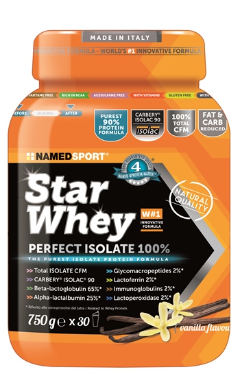 STAR WHEY ISOLATE VANILLA 750 G - Farmacianuova.eu