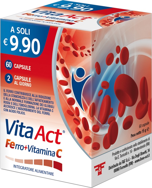 FERRO + VITAMINA C ACT 60 CAPSULE - Farmacianuova.eu