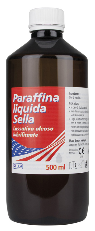 PARAFFINA LIQUIDA MD LASSATIVO 500 ML SELLA - Farmacianuova.eu
