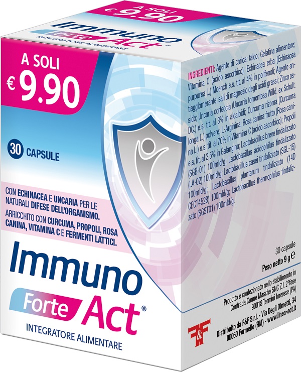 IMMUNO FORTE ACT 30 CAPSULE - Farmacianuova.eu