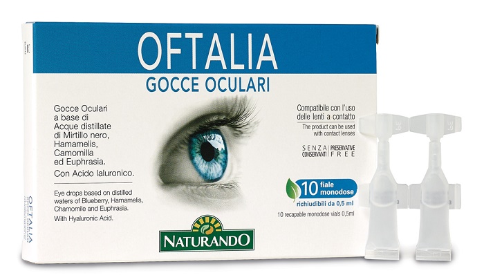 OFTALIA GOCCE OCULARI MONODOSE 2 STRIP DA 5 FIALE DA 0,5 ML - Farmacianuova.eu