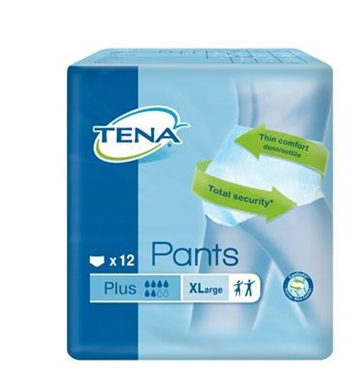 PANNOLONE PULL UP TENA PANTS PLUS TAGLIA EXTRA LARGE 12 PEZZI - Farmacianuova.eu