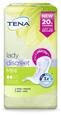 PANNOLONE SAGOMATO TENA DISCREET MINI 20 PEZZI - Farmacianuova.eu
