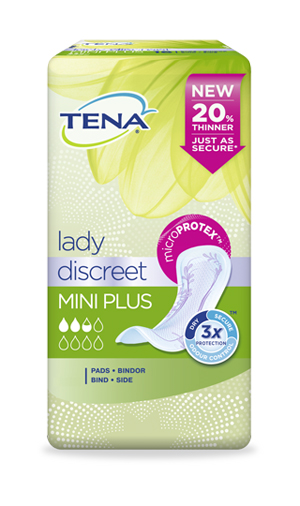 PANNOLONE SAGOMATO TENA DISCREET MINI PLUS 16 PEZZI - Farmacianuova.eu