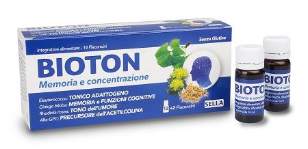 BIOTON ELEUTEROCOCCO MEMORIA CONCENTRAZIONE 14 FLACONCINI - Farmacianuova.eu