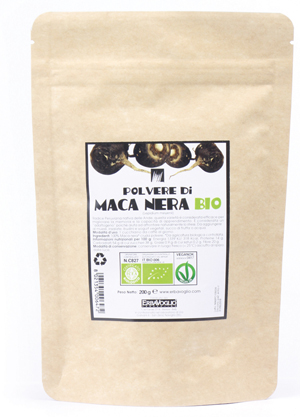 MACA NERA POLVERE BIO 200 G - Farmacianuova.eu