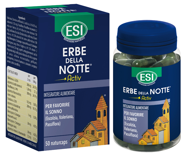 ESI ERBE DELLA NOTTE ACTIV 50 CAPSULE - Farmacianuova.eu