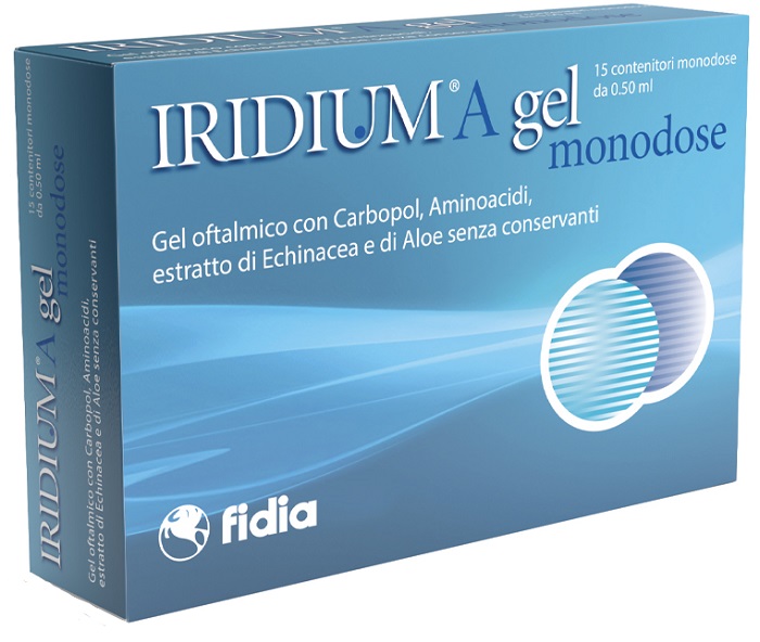 IRIDIUM A GEL OFTALMICO MONODOSE 15 CONTENITORI DA 0,50 ML - Farmacianuova.eu