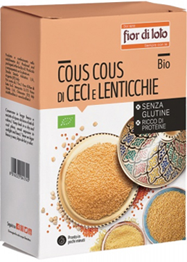 COUS COUS DI CECI E LENTICCHIE ROSSE BIO 500 G - Farmacianuova.eu