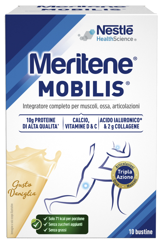 MERITENE MOBILIS GUSTO VANIGLIA 10 BUSTINE DA 21 G - Farmacianuova.eu
