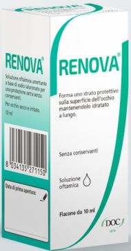 RENOVA COLLIRIO SOSTITUTO LACRIMALE A BASE DI ACIDO IALURONICO 0,4% FLACONE DA 10 ML SENZA CONSERVANTI - Farmacianuova.eu
