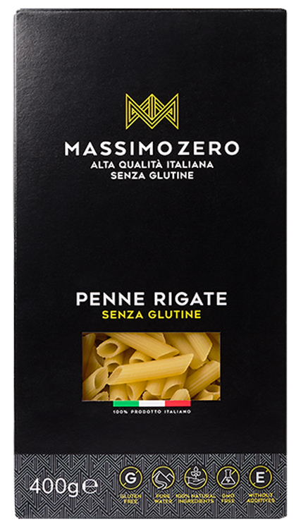 MASSIMO ZERO PENNE RIGATE 400 G - Farmacianuova.eu