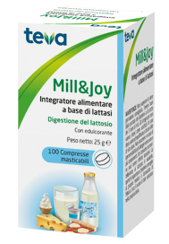 MILL&JOY TEVA 100 COMPRESSE MASTICABILI - Farmacianuova.eu