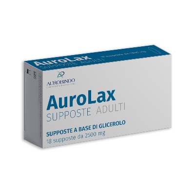 SUPPOSTE AUROLAX GLICEROLO 2500 MG 18 SUPPOSTE - Farmacianuova.eu