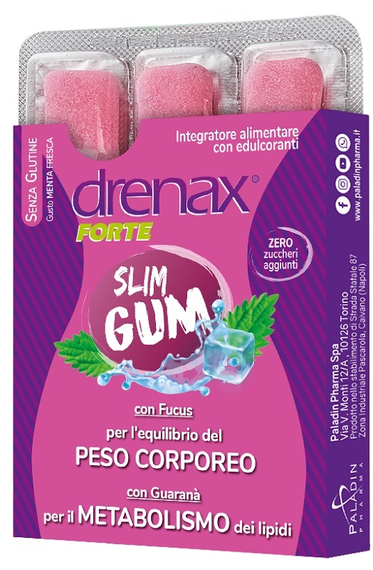 DRENAX SLIM DIMAGRANTE 9 GUM - Farmacianuova.eu