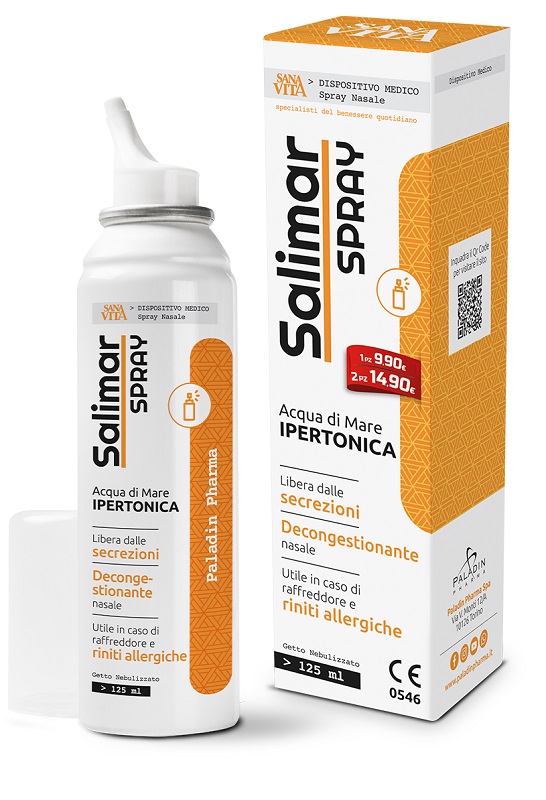 SANAVITA SALIMAR SOLUZIONE IPERTONICA 125 ML - Farmacianuova.eu