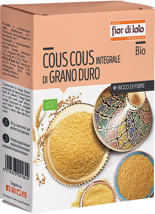 COUS COUS INTEGRALE GRANO DURO BIO 500 G - Farmacianuova.eu