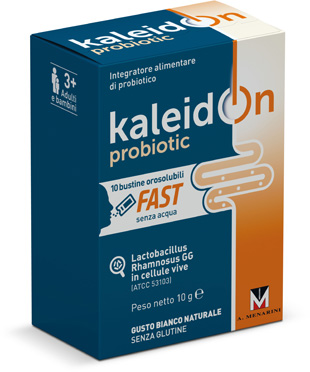 KALEIDON PROBIOTIC FAST BIANCO NATURALE 10 BUSTE OROSOLUBILI - Farmacianuova.eu