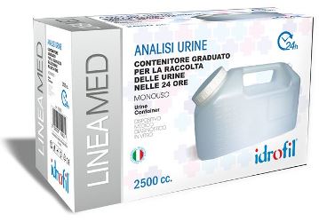 TANICA RACCOLTA URINE 24 ORE 1 PEZZO - Farmacianuova.eu