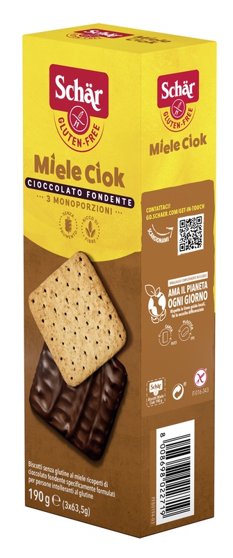 SCHAR BISCOTTI MIELE CIOK 190 G - Farmacianuova.eu