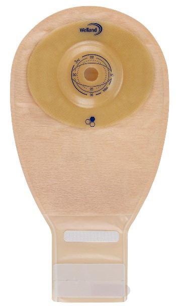 SACCA PER ILEOSTOMIA OPACA RITAGLIABILE WELLAND AURUM PROFILE ILEO MIDI DIAMETRO 35 MM INIZIO CONVESSITA' 35 MM 10 PEZZI - Farmacianuova.eu
