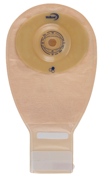 SACCA PER ILEOSTOMIA OPACA RITAGLIABILEWELLAND AURUM CONVEX ILEO MIDI DIAMETRO 13-35 MM INIZIO CONVESSITA' 35 MM 10 PEZZI - Farmacianuova.eu