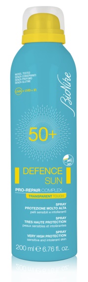 BIONIKE DEFENCE SUN SPRAY TRANSPARENT TOUCH SPF 50+ 200 ML - Farmacianuova.eu