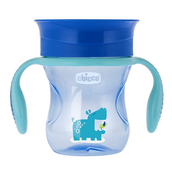 CHICCO TAZZA PERFECT 360 AZZURRA 12 MESI - Farmacianuova.eu