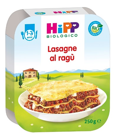 HIPP BIO LASAGNE AL RAGU VASCHETTA 250 G - Farmacianuova.eu