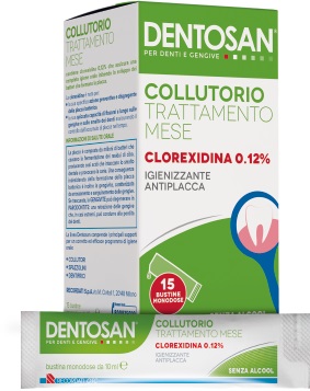DENTOSAN COLLUTORIO MONODOSE TRATTAMENTO MENSILE 0,12% 15 BUSTINE DA 10 ML - Farmacianuova.eu