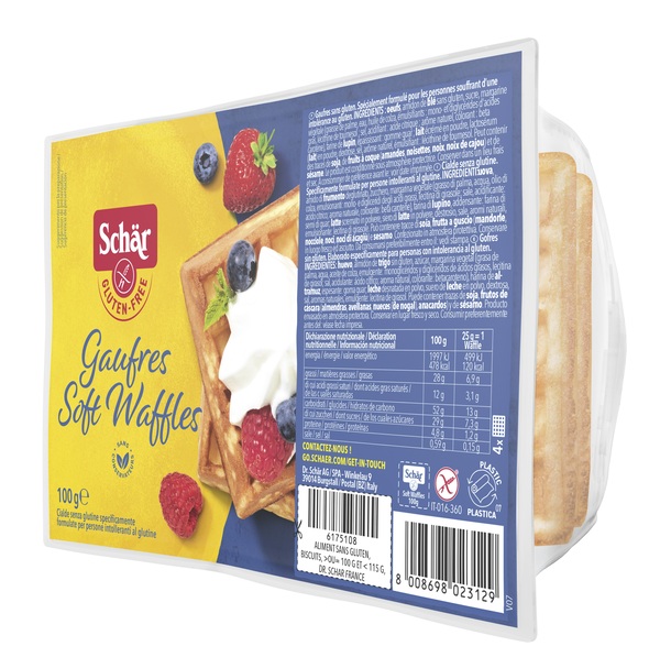 SCHAR GAUFRE SOFT WAFFLES 100 G - Farmacianuova.eu