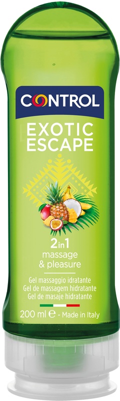 CONTROL GEL PER MASSAGGI EXOTIC ESCAPE 200 ML - Farmacianuova.eu