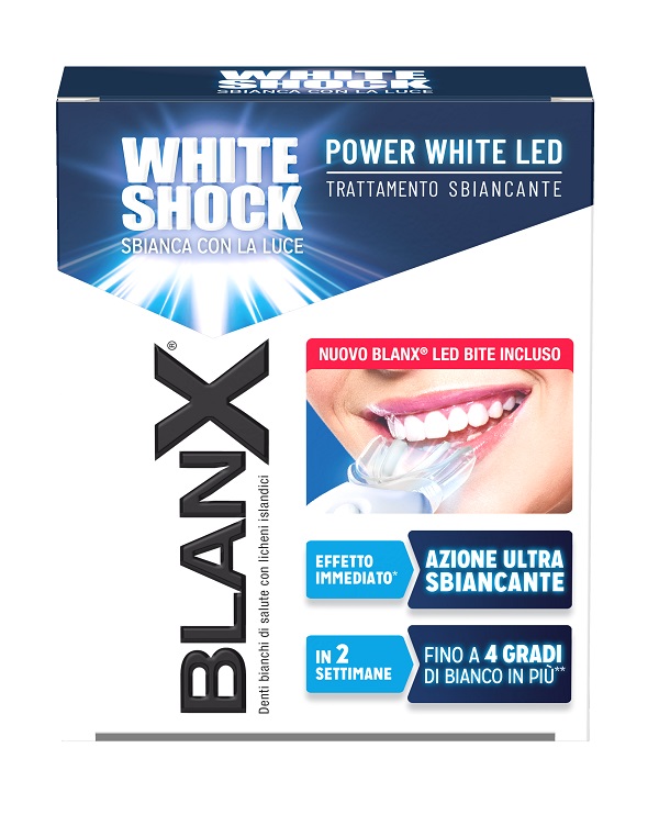 BLANX WHITE SHOCK TRATTAMENTO POWER WHITE GEL 30 ML CON BITE - Farmacianuova.eu