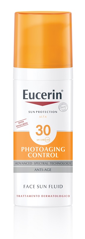 EUCERIN SUN PROTECTION SPF 30 PHOTOAGING CONTROL FACE SUN FLUID ANTI AGE 50 ML - Farmacianuova.eu