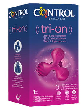 CONTROL TRI-ON VIBRATORE 3 IN 1 1 PEZZO - Farmacianuova.eu