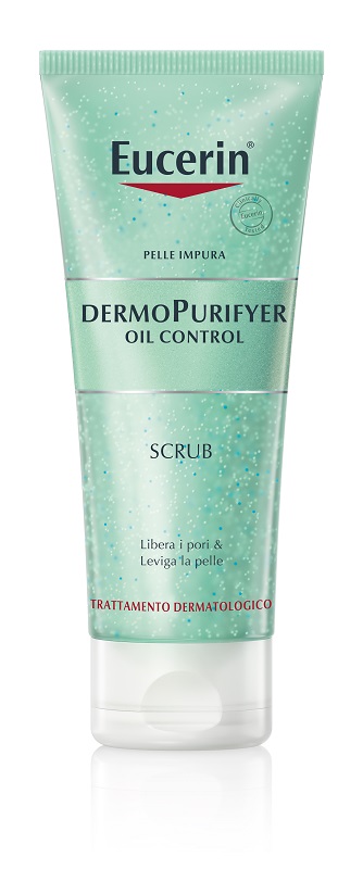 EUCERIN DERMOPURIFYER OIL CONTROL SCRUB 100 ML - Farmacianuova.eu