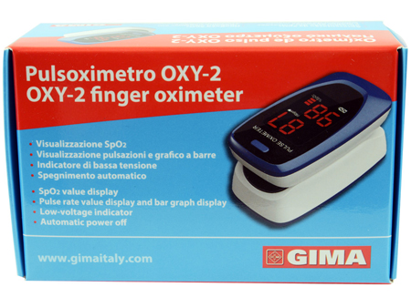 PULSOXIMETRO DA DITO OXY-2 SCHERMO LED 60X30,5X32,5MM 1 PEZZO - Farmacianuova.eu