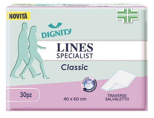 TRAVERSA PER INCONTINENZA LINES SPECIALIST CLASSIC 40X60 CM 30 PEZZI - Farmacianuova.eu