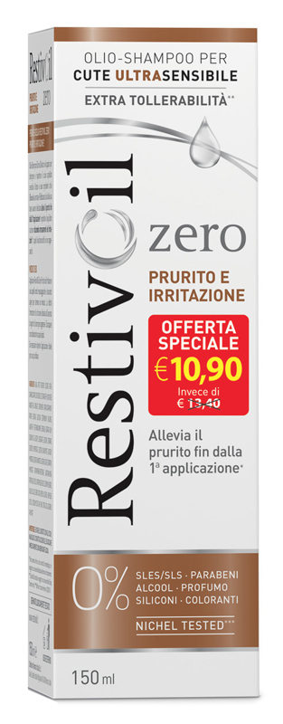 RESTIVOIL ZERO PRURITO E IRRITAZIONE OFFERTA SPECIALE 150 ML - Farmacianuova.eu