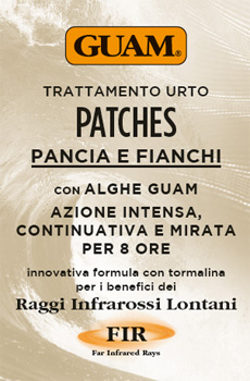 GUAM PATCHES TRATTAMENTO URTO PANCIA E FIANCHI 8 PEZZI - Farmacianuova.eu