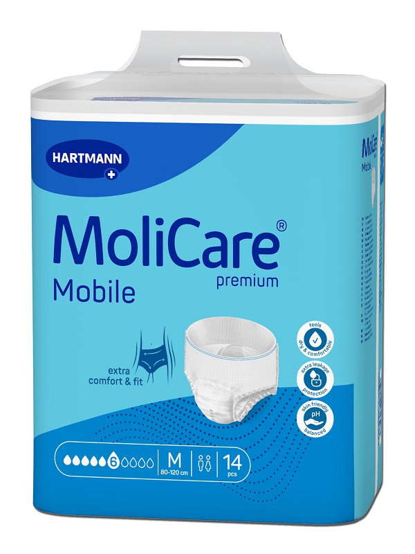 PANNOLINO PULL UP GIORNO MOLICARE MOBILE 6 GOCCE M 14 PEZZI - Farmacianuova.eu