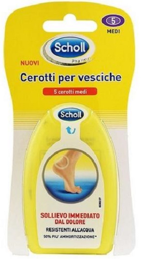 SCHOLL CEROTTI PER VESCICHE MEDIO 5 PEZZI - Farmacianuova.eu