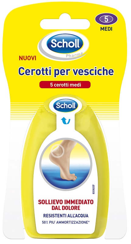 SCHOLL CEROTTI PER VESCICHE MEDIO DITA DEI PIEDI 6 PEZZI - Farmacianuova.eu