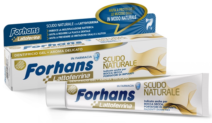 FORHANS DENTIFRICIO SCUDO NATURALE 75 ML - Farmacianuova.eu