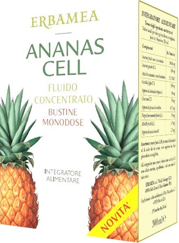 ANANAS CELL FLUIDO CONCENTRATO 15 BUSTINE 20 ML - Farmacianuova.eu