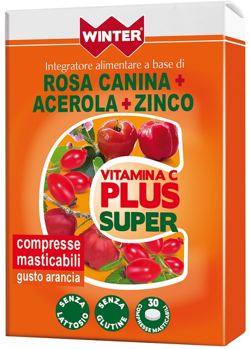 WINTER VITAMINA C PLUS SUPER  + ZINCO 30 COMPRESSE MASTICABILI - Farmacianuova.eu