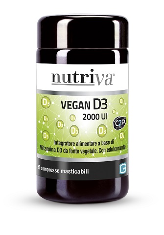 NUTRIVA VEGAN D3 60 COMPRESSE 2000 UI - Farmacianuova.eu